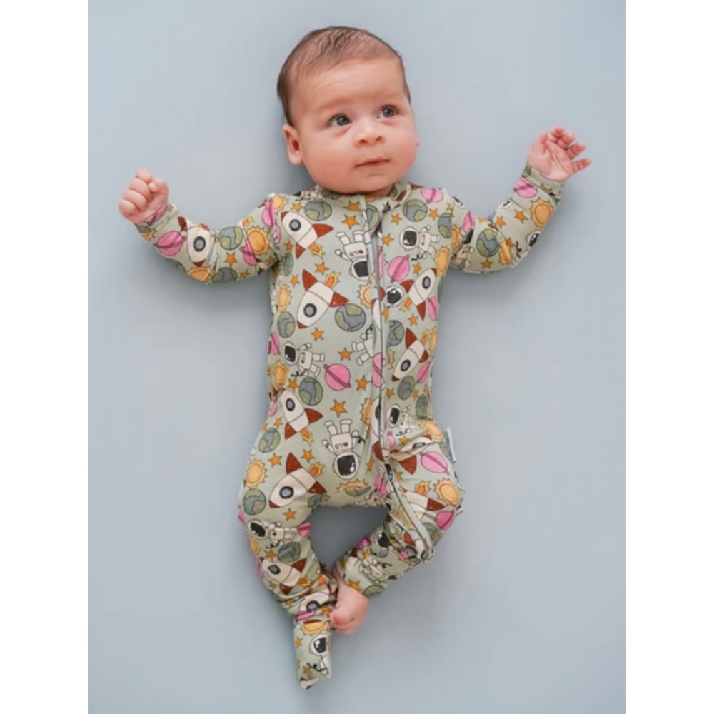Milk+Coco Theo Convertible Zipper One Piece 3-6 months